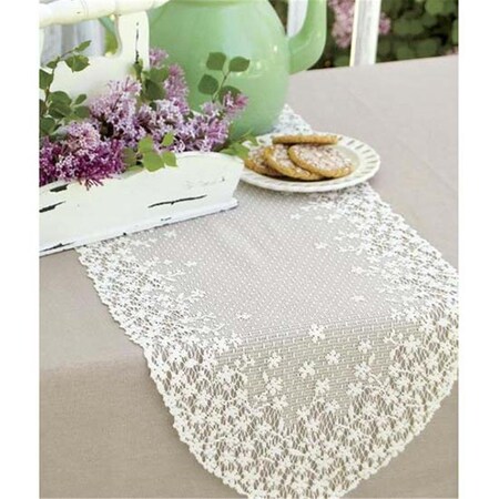 Heritage Lace 12 x 30 in. Blossom Runner BL-1230W